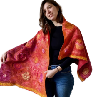 gloriana-gold-orange-wool-silk-handmade-nuno-felt-shawl-marian-may-textile-art-IMG_1616