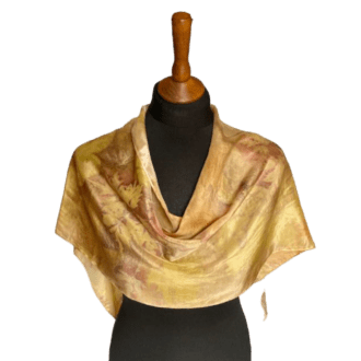 midsummer-glow-silk-scarf-botanically-printed-leaves-flowers-marian-may-textile-art