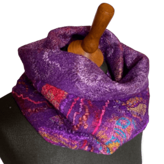 purple-dream-neck-warmer-felted-wool-silk-marian-may-textile-art