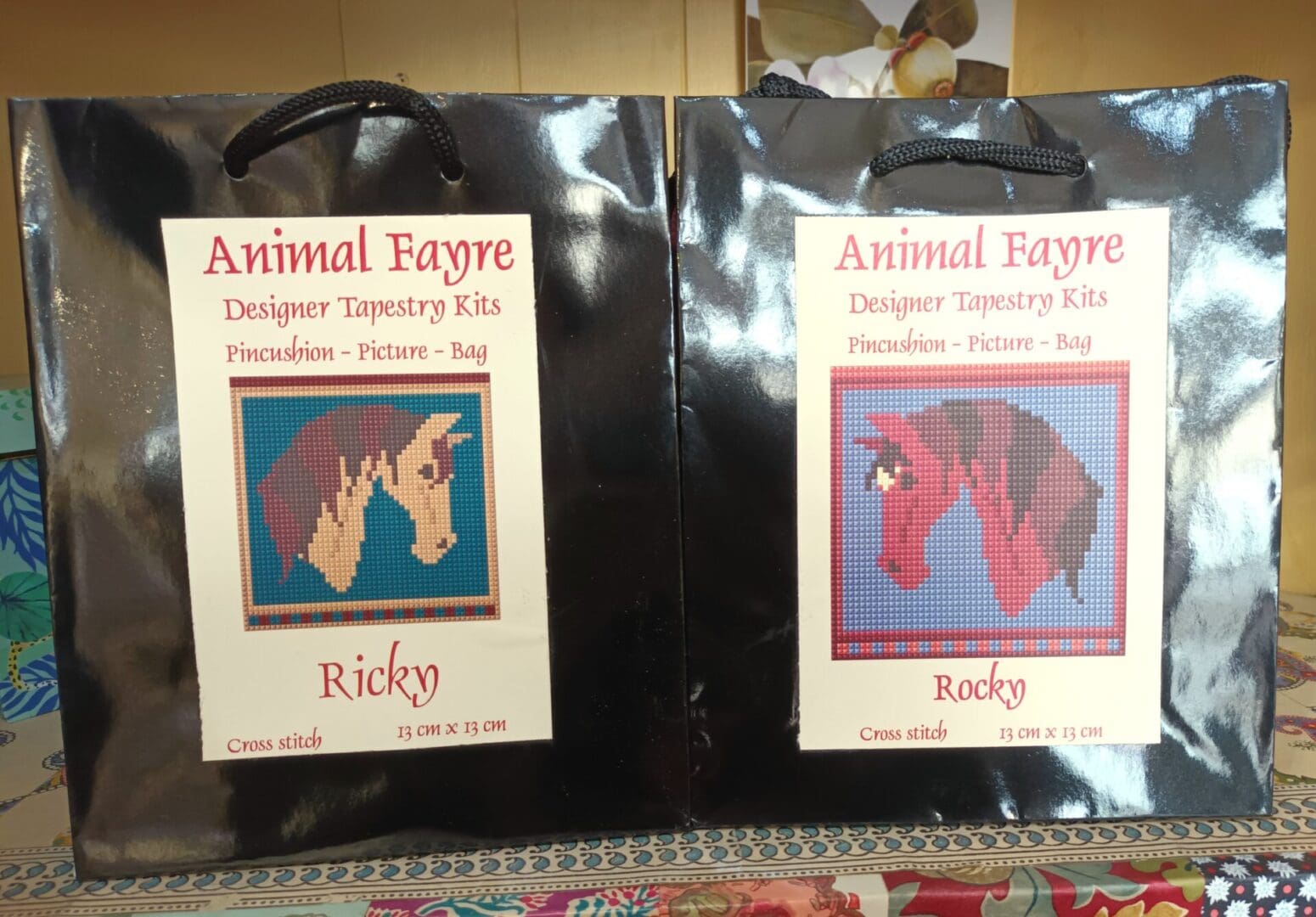 Rocky And Ricky Pony Tapestry kits, Animal Fayre Designer Tapestry Kits 6