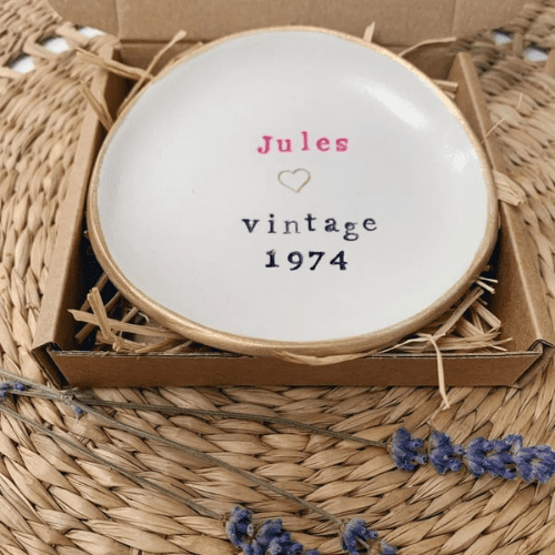 personalised ring dish