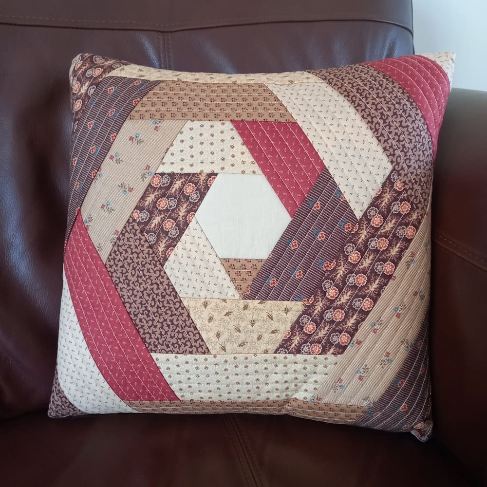 Autumn Patchwork Cushion