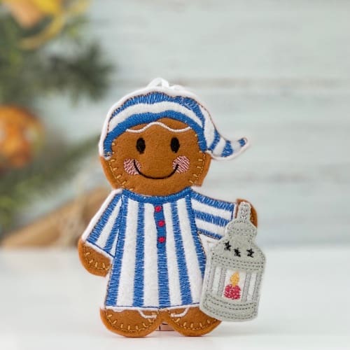 Christmas Gingerbread Nightshirt Hanging Decorations