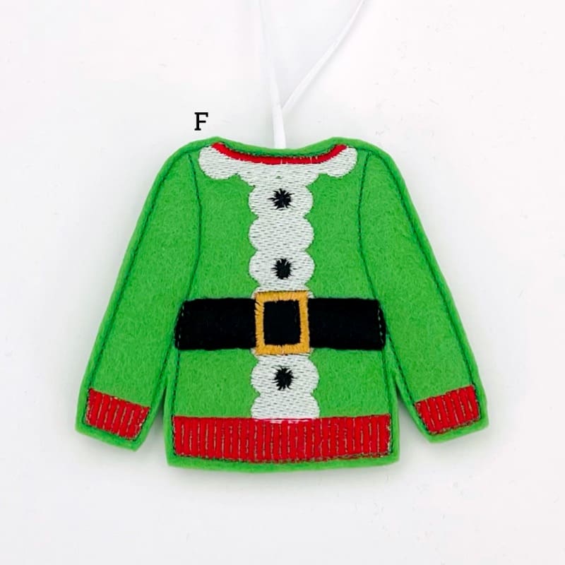 Christmas Ugly Jumper Elf Hanging Decoration F