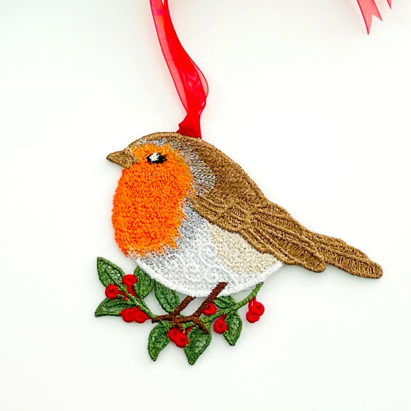 FSL Robin Hanging Decoration Back