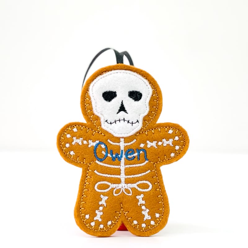 Halloween Gingerbread Hanging Decoration Mummy