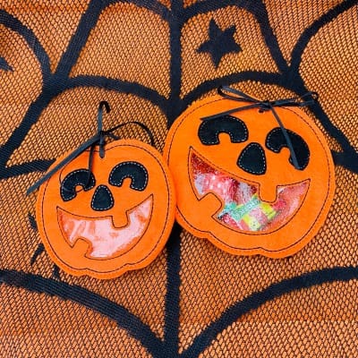 Halloween Pumpkin Treat Bags