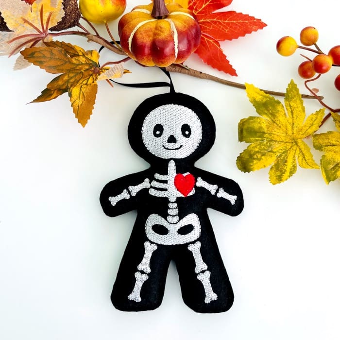 Halloween Skeleton Hanging Decoration Black