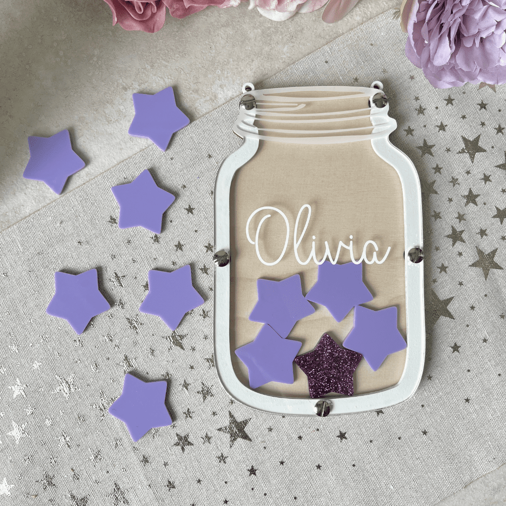 purple reward jar