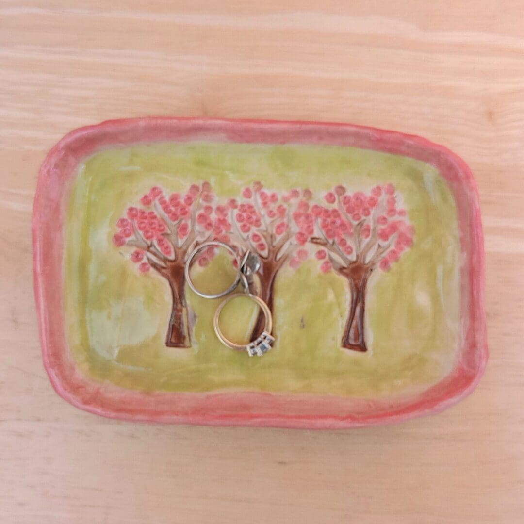 "Ring_dish_with_cherry_trees_in_bloom"