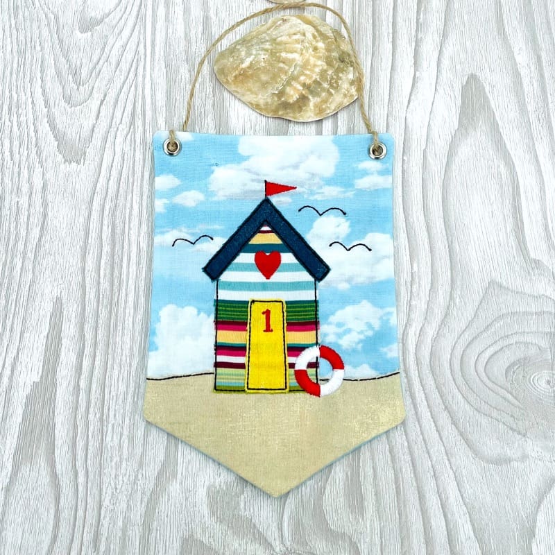 Seaside Hanging Pennant Decorations Beach Hut