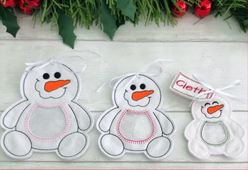 Snowman Christmas Treat Bags