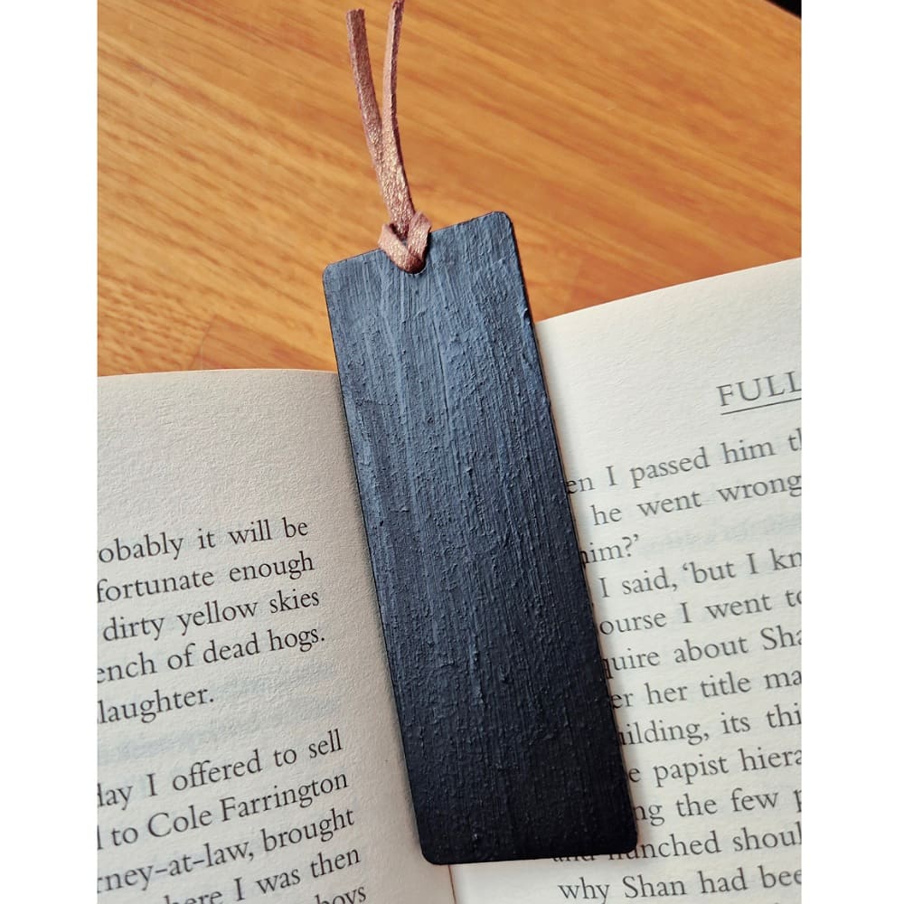 Wooden bookmark - floral - gift