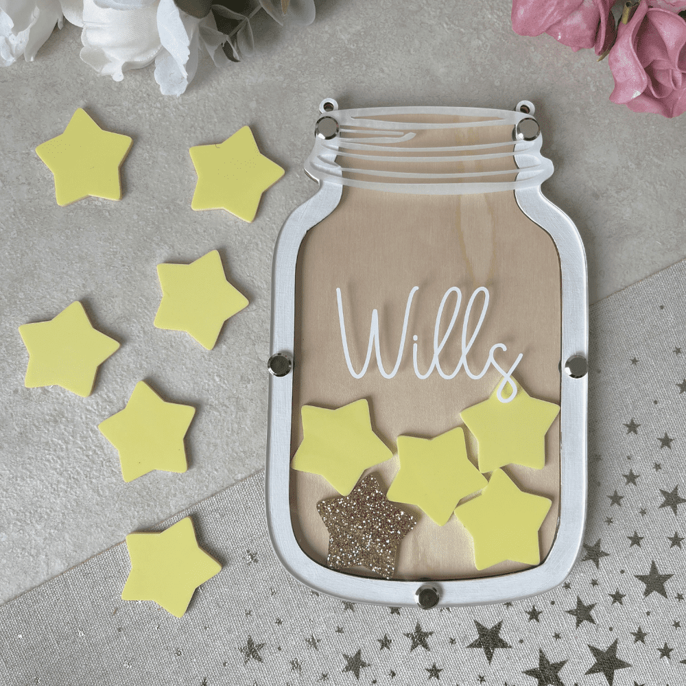 yellow reward jar