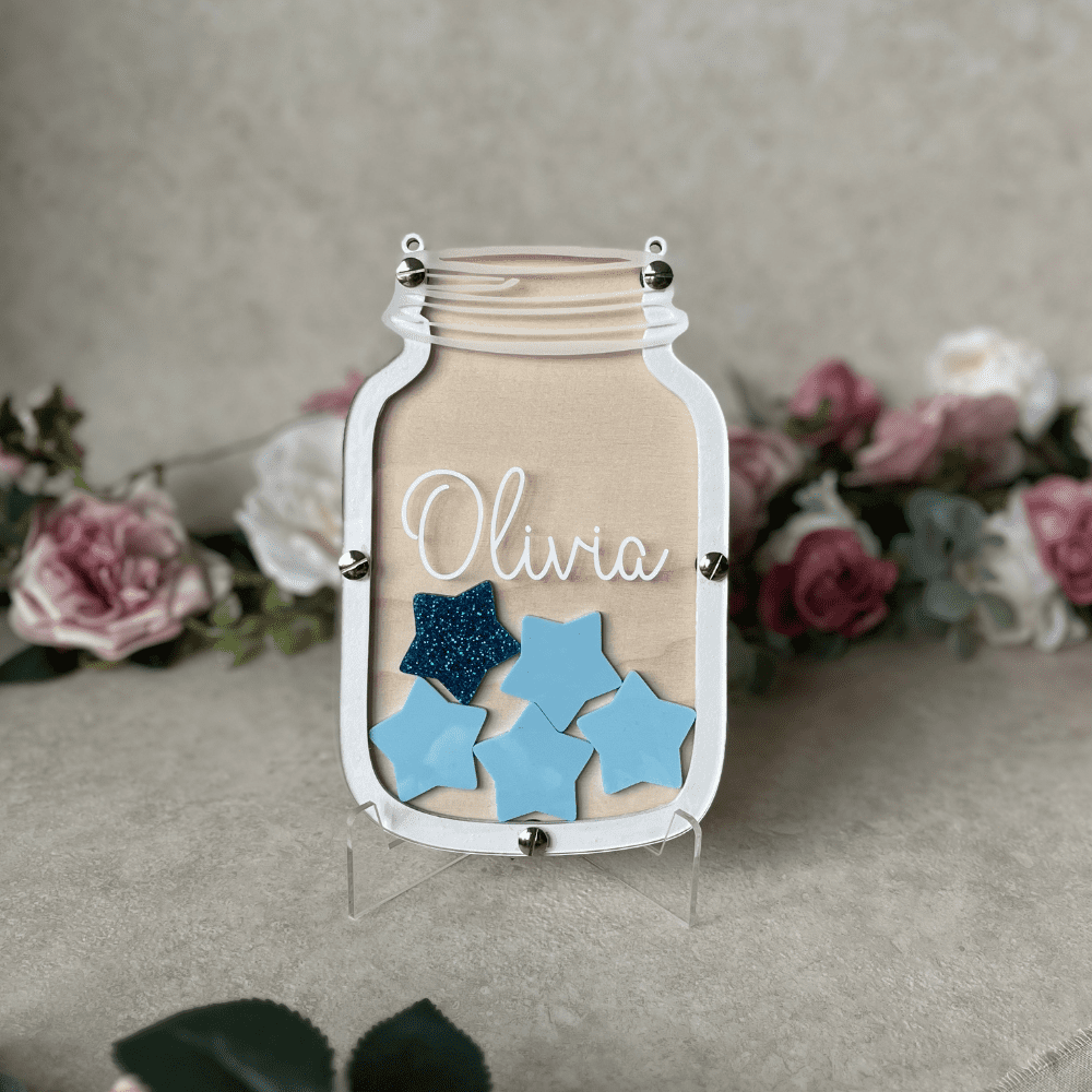 blue reward jar for childre