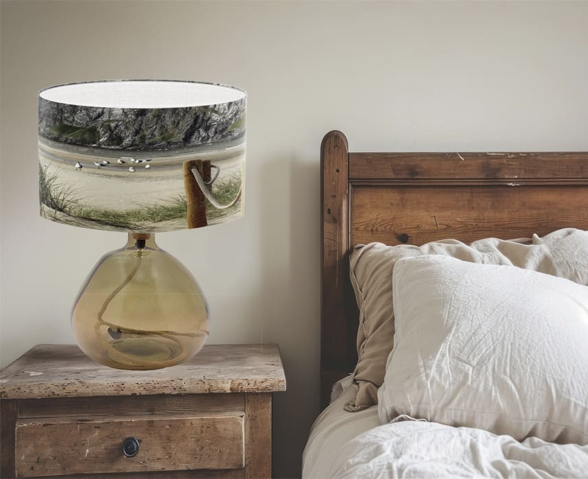 seaside coastal lampshade beach scene beautiful lamp shade for modern lighting