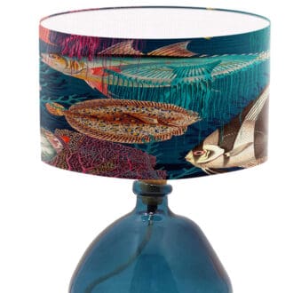 lampshade with exotic fish print table lamp shade ceiling lampshade designer lighting