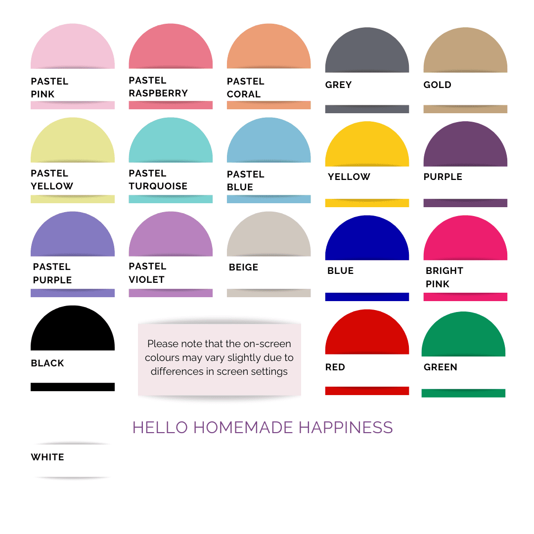 full colour chart Hello Homemade Happiness