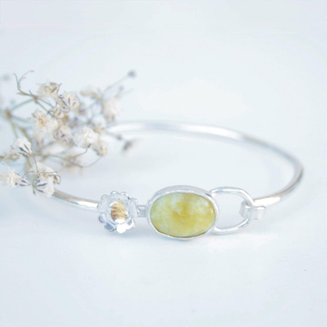 Scottish Highland marble gemstone bangle