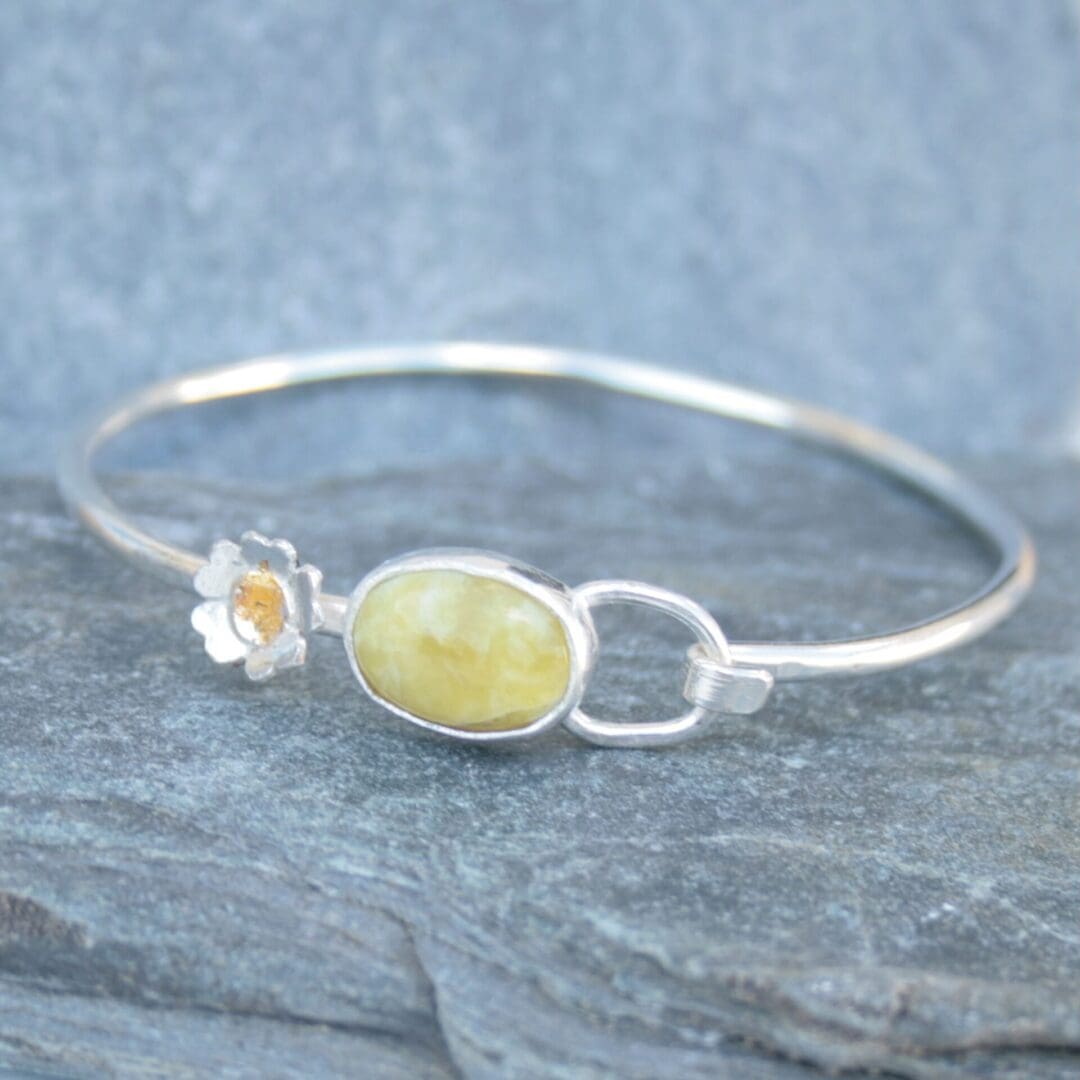 Scottish Highland marble gemstone bangle