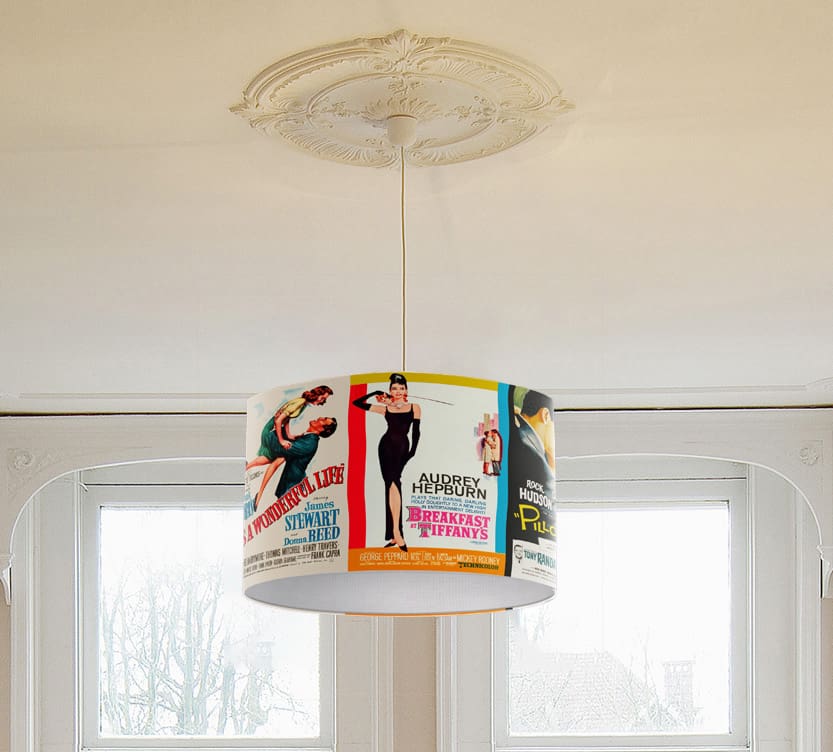 film buff lamp shade classic film posters lampshade