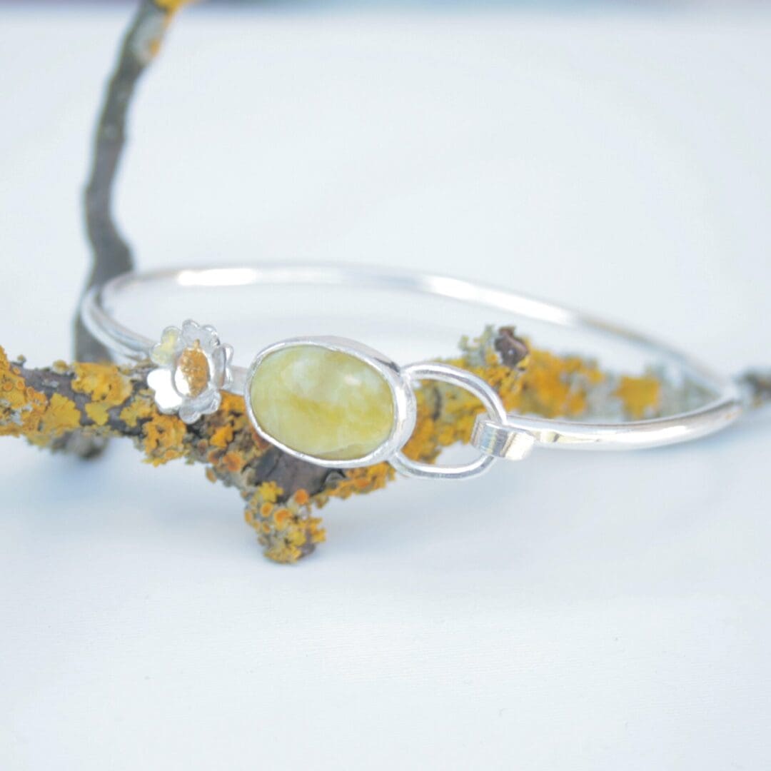 Scottish Highland marble gemstone bangle