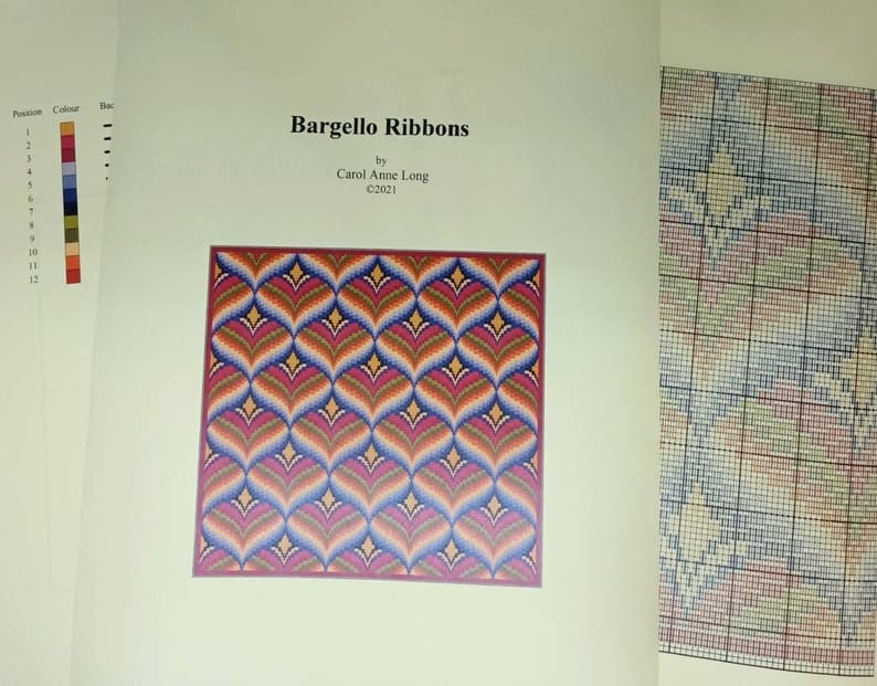 Bargello Ribbons Needlepoint Tapestry Kit Animal Fayre Designs 3