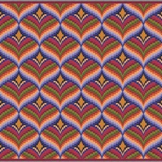 Bargello Ribbons Needlepoint Tapestry Kit Animal Fayre Designs 1