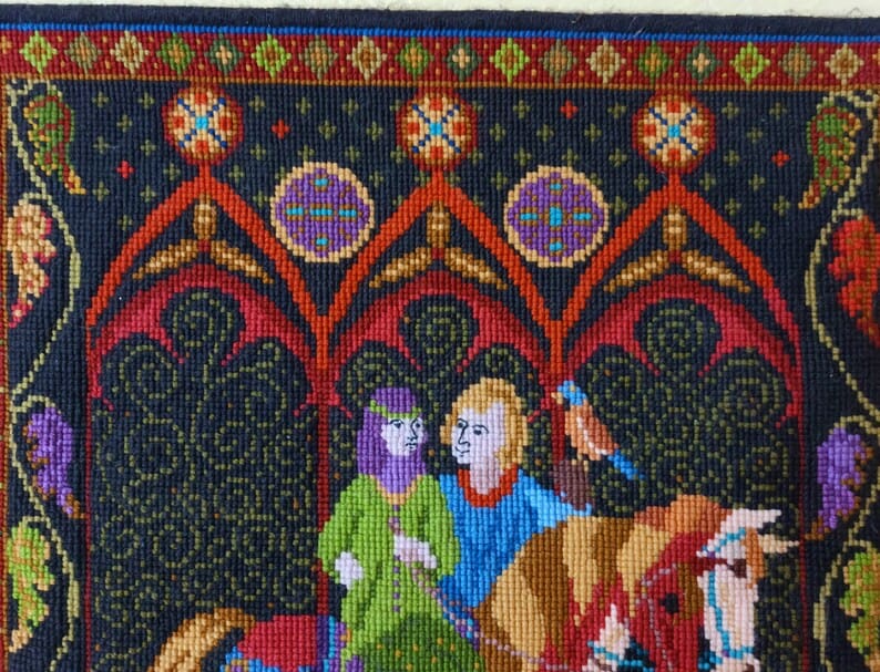 Green Lady Medieval Tapestry Kit 3