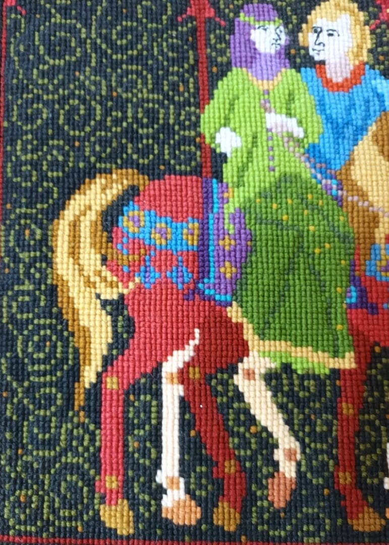 Green Lady Medieval Tapestry Kit 4