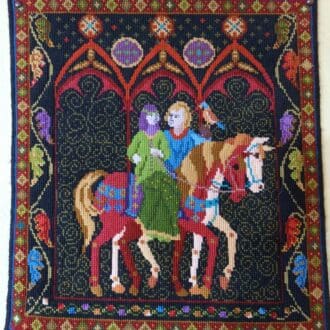 Green Lady Tapestry Medieval Kit 1