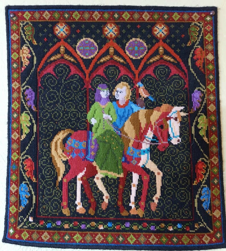 Green Lady Tapestry Medieval Kit 1