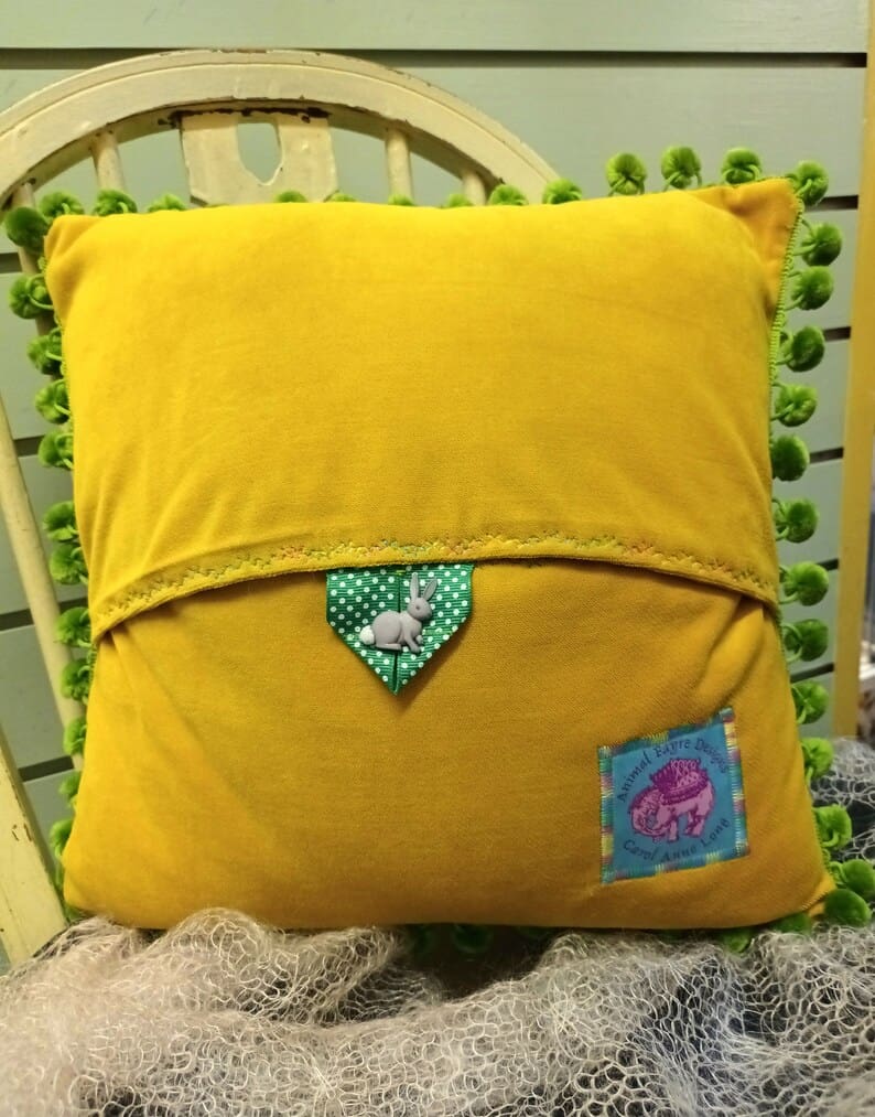 Little Blocks Patchwork Velvet Cushion 7