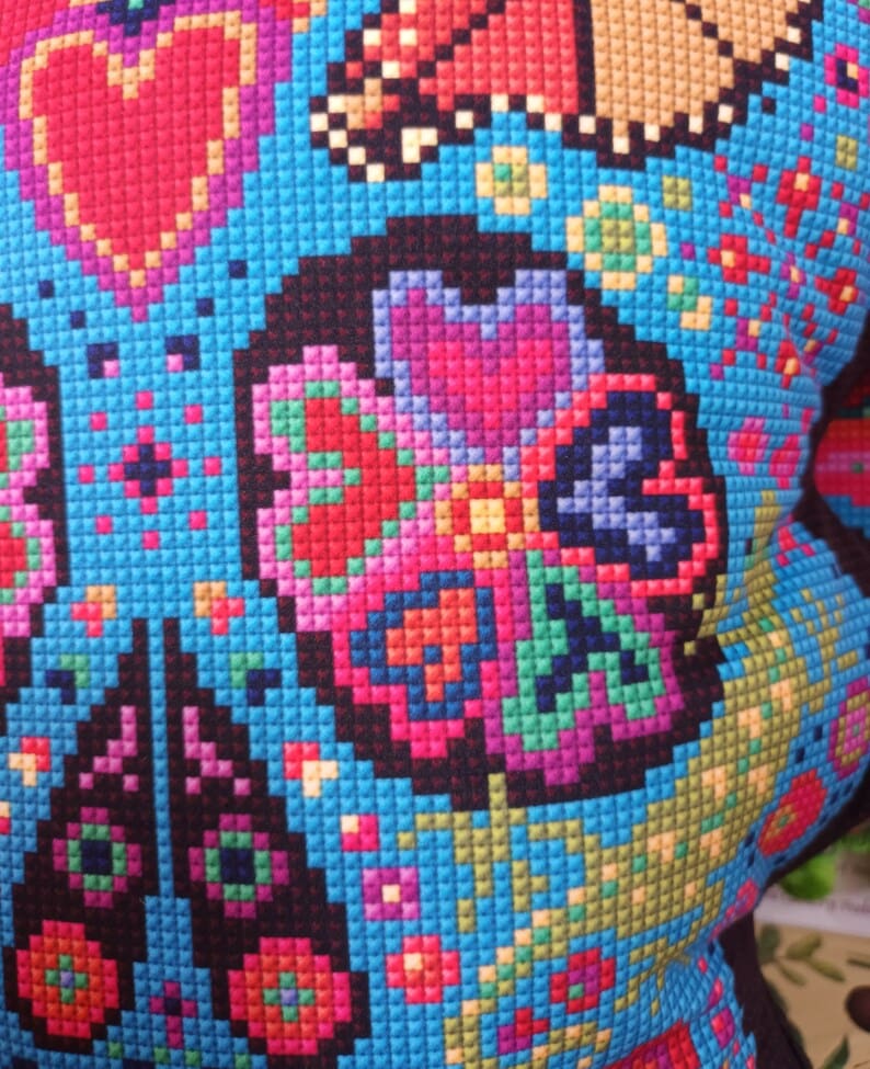 Sugar Skull shaped cushion, Animal Fayre Designs 5