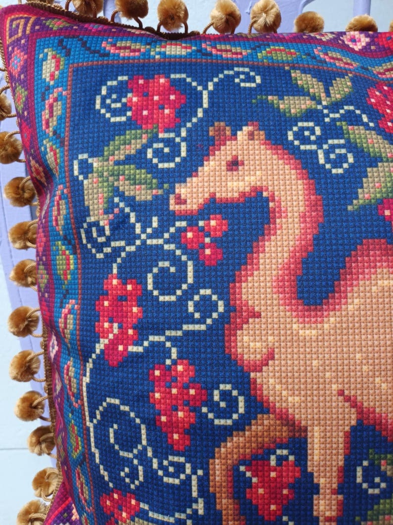 Camel Velvet Cushion 4