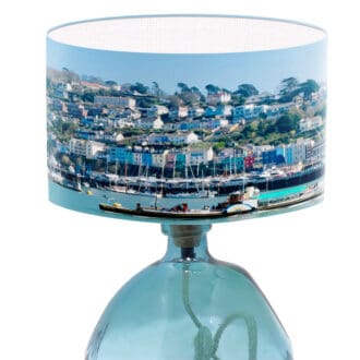 lampshade with dartmouth kingsbridge devon coastal lamp shade home lighting