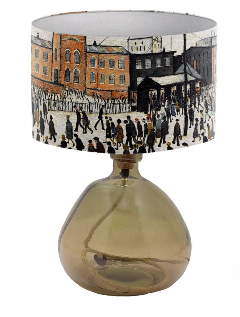 lowry print lampshade fine art lamp shade