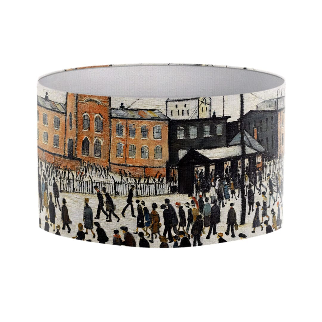 lowry print lampshade fine art lamp shade