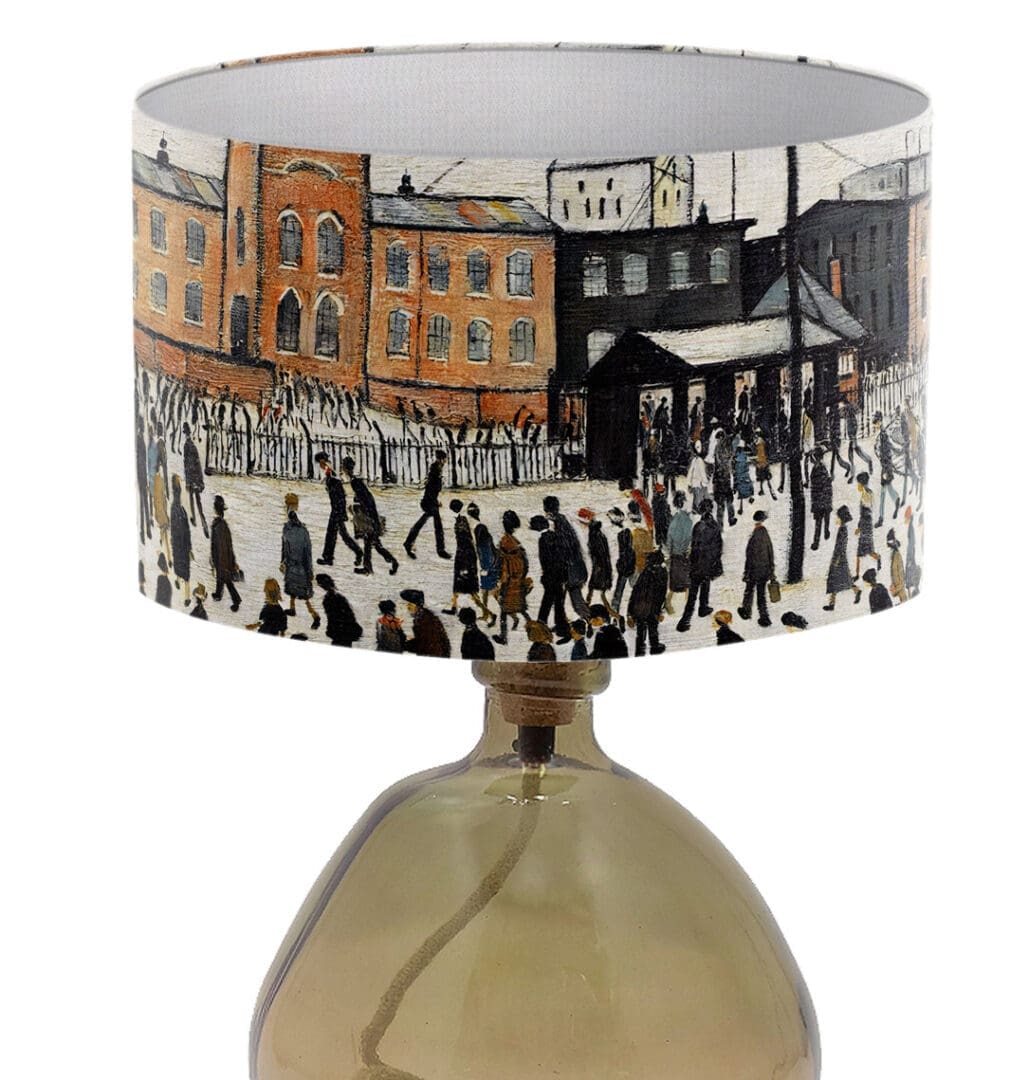 lowry print lampshade fine art lamp shade