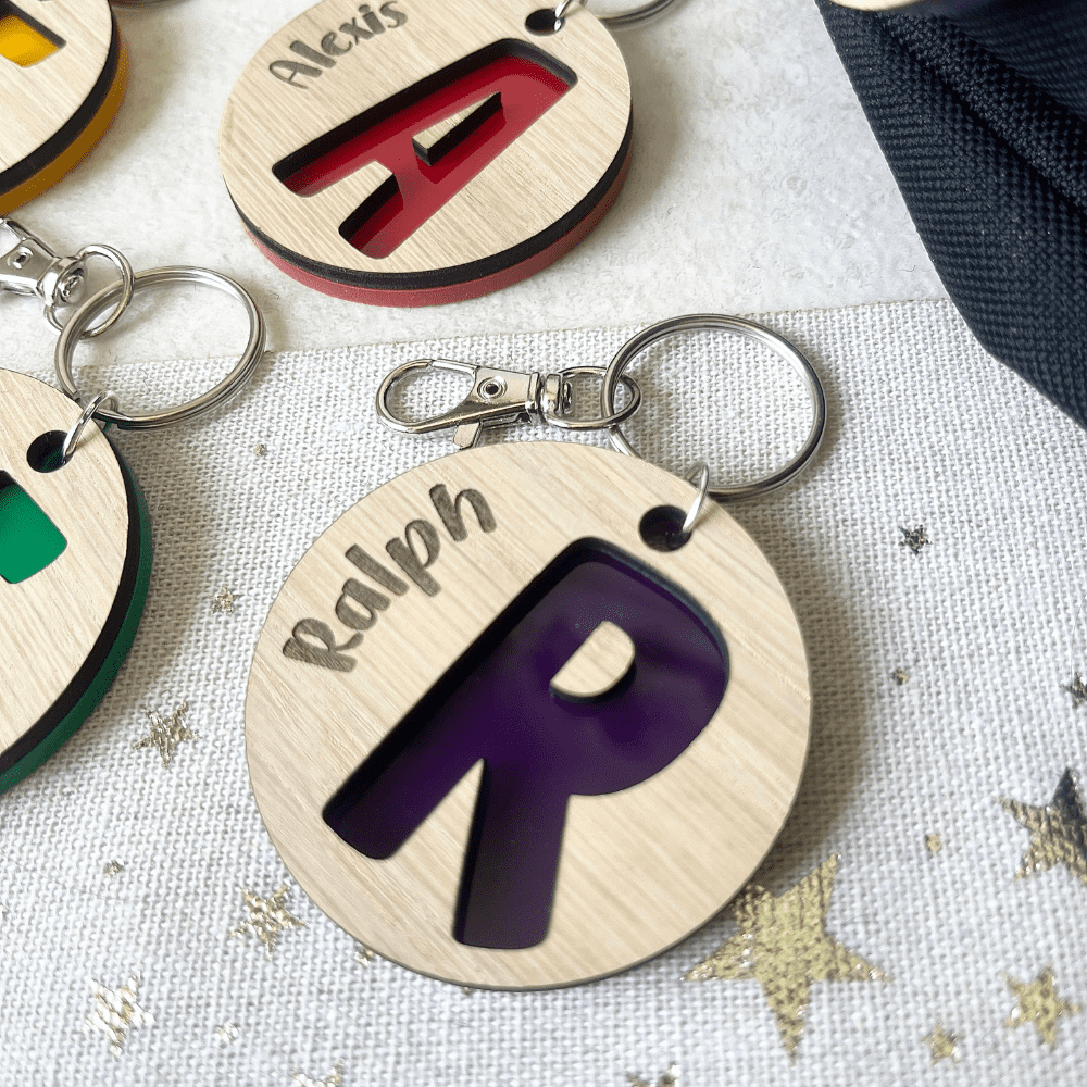 personalised name keyring engraved name