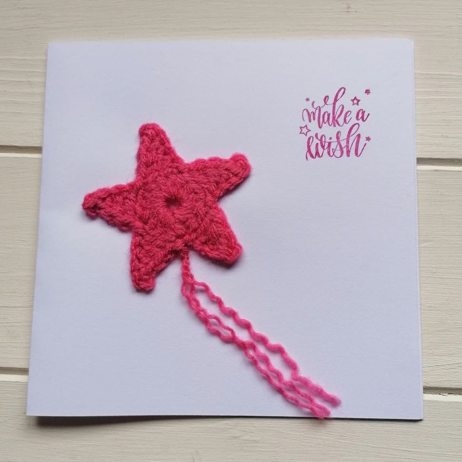 pink star card