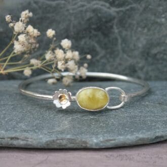 Scottish Highland marble gemstone bangle