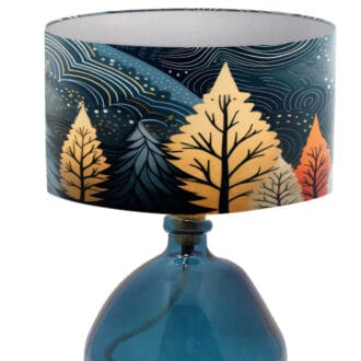 modern trendy tree print design lampshade