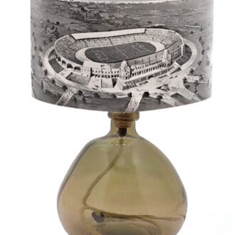 lampshade with vintage wembley stadium print