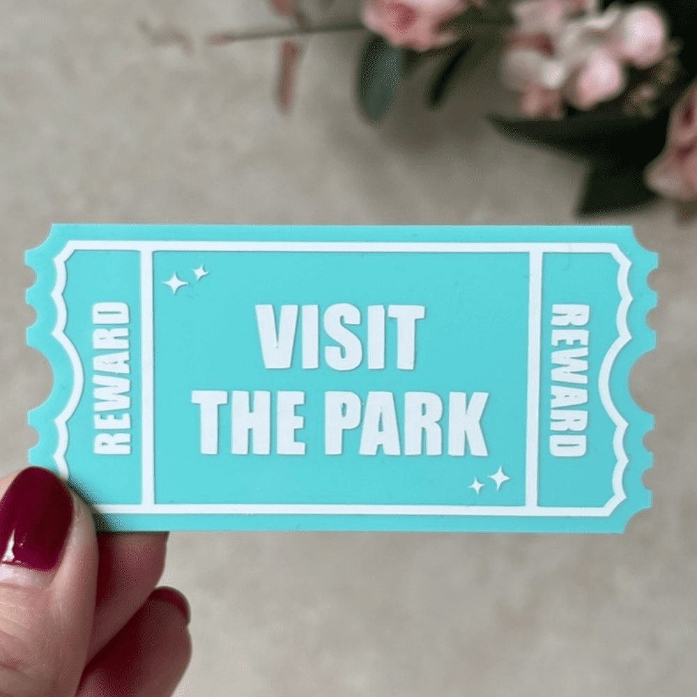 turquoise reward token visit the park