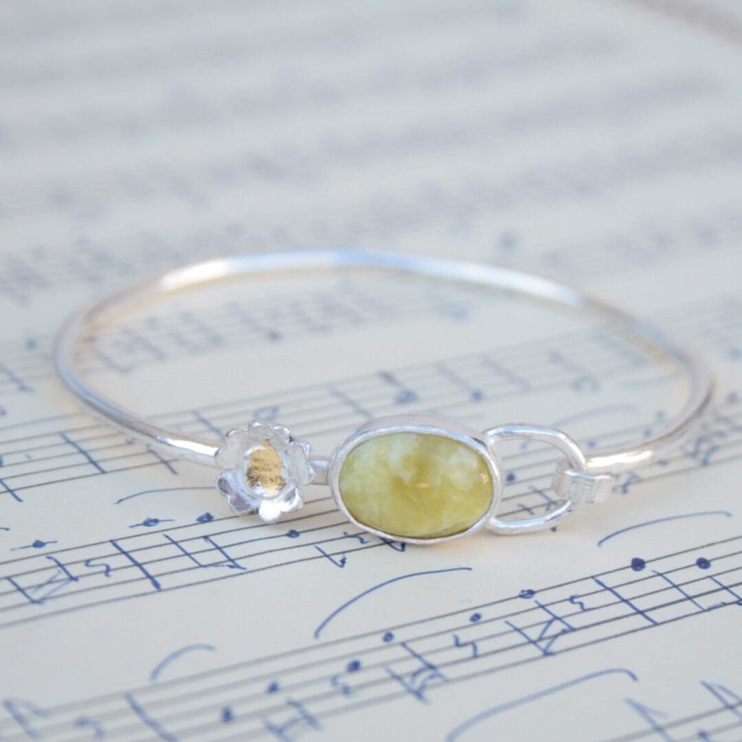 Scottish Highland marble gemstone bangle