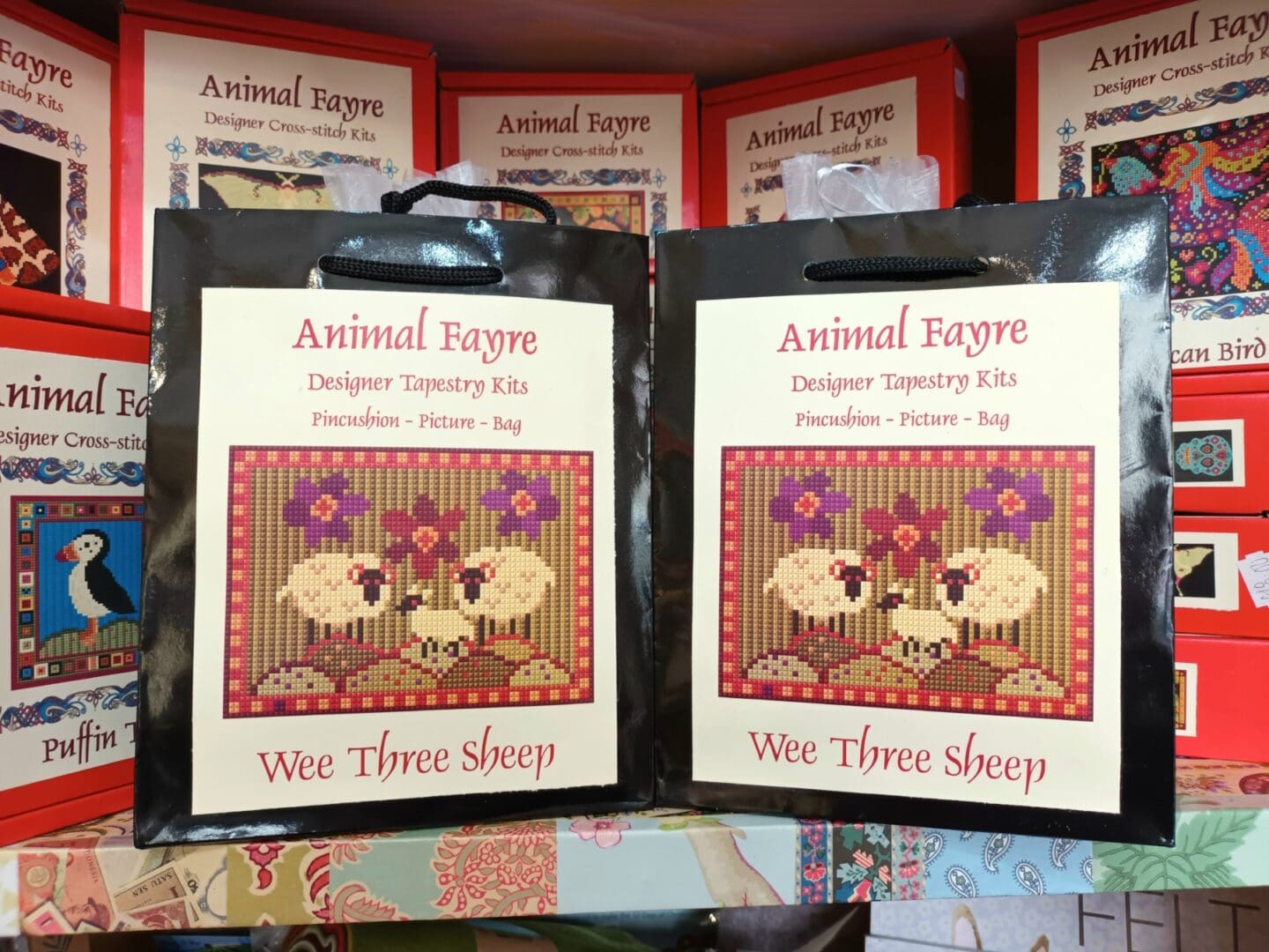 Wee Three Sheep Tapestry kit Animal Fayre Designer Tapestry Kits 7