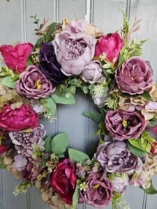 Vintage style wreath