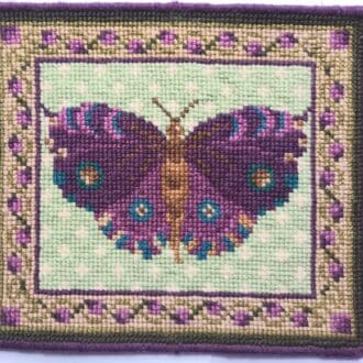 Purple Butterfly Tapestry Kit Animal Fayre Designer Tapestry Kits 1