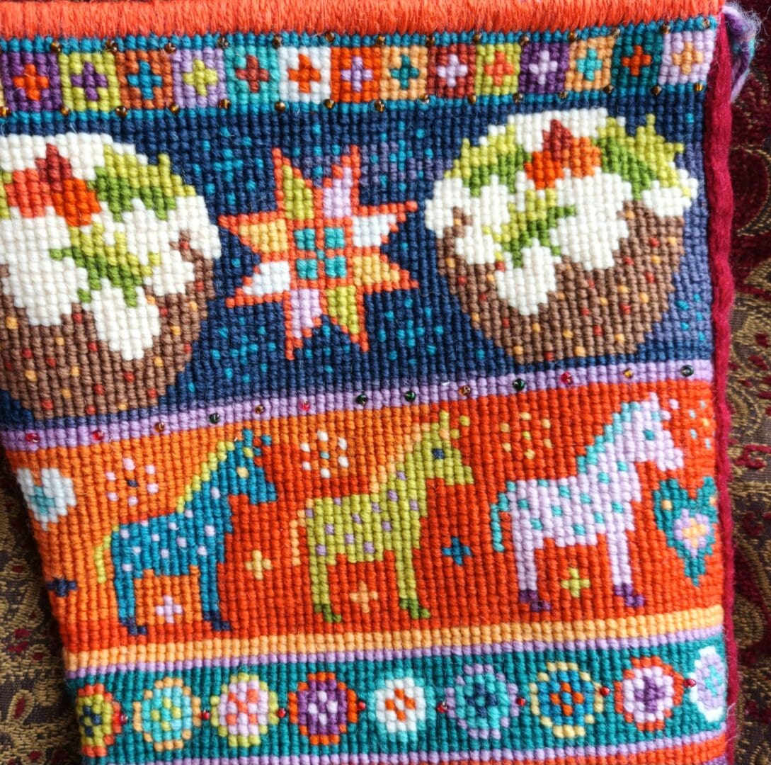 Snowman Stocking Tapestry Kit Animal Fayre Designer Tapestry Kits 2